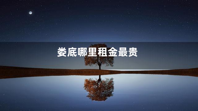 娄底哪里租金最贵