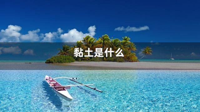 黏土是什么