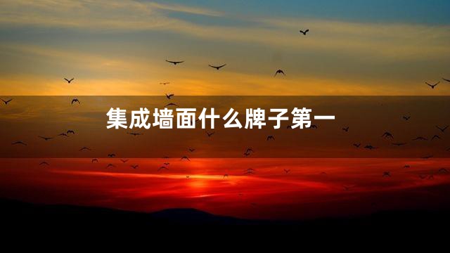 集成墙面什么牌子第一