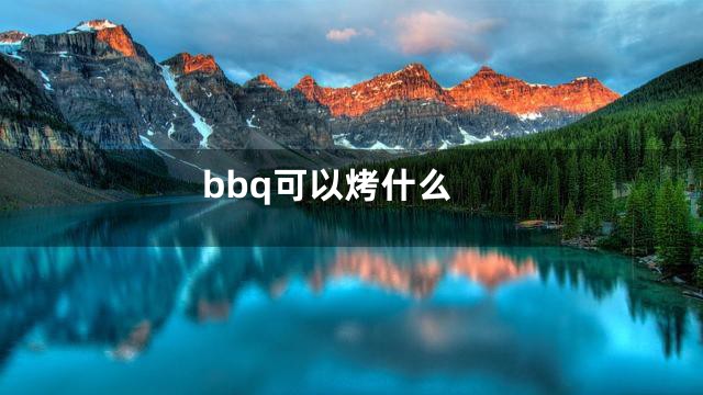 bbq可以烤什么