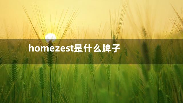 homezest是什么牌子