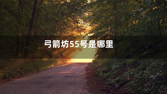 弓箭坊55号是哪里